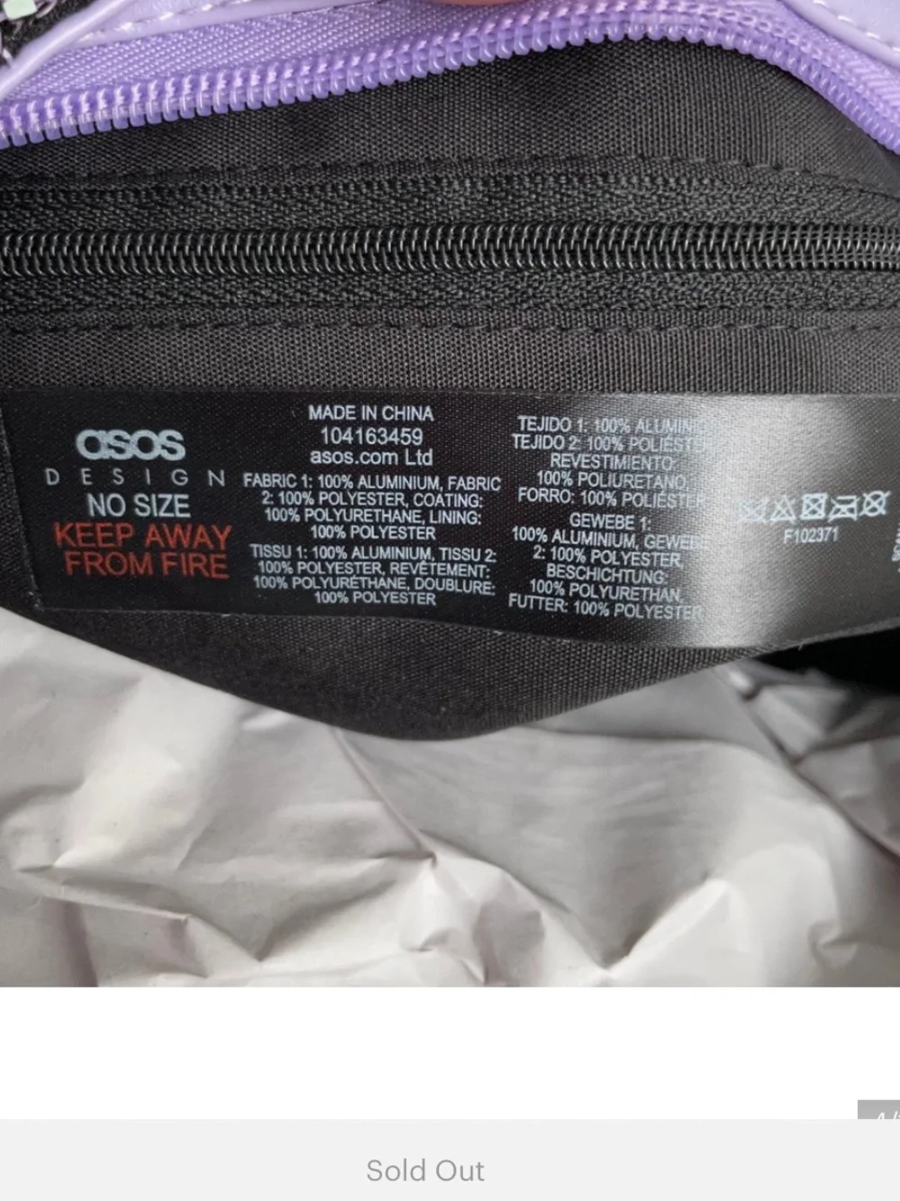 ASOS Chainmail Clutch Bag NWOT